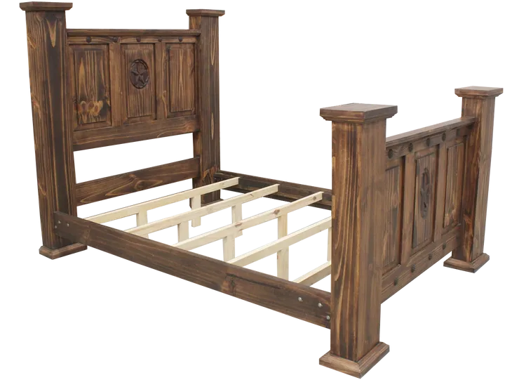 Indian Queen Size Bed w/Star