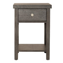  Liberty Furniture Industries Inc. Modern Farmhouse 406-OT1023 Drawer Chair Side Table IMAGE 2