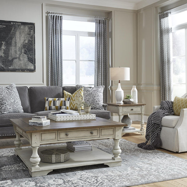  Liberty Furniture Industries Inc. Morgan Creek 498-OT-A3PCS Occasional Table Set IMAGE 1