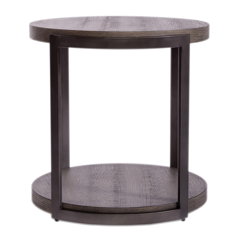  Liberty Furniture Industries Inc. Modern View 960-OT1020 Round End Table IMAGE 3