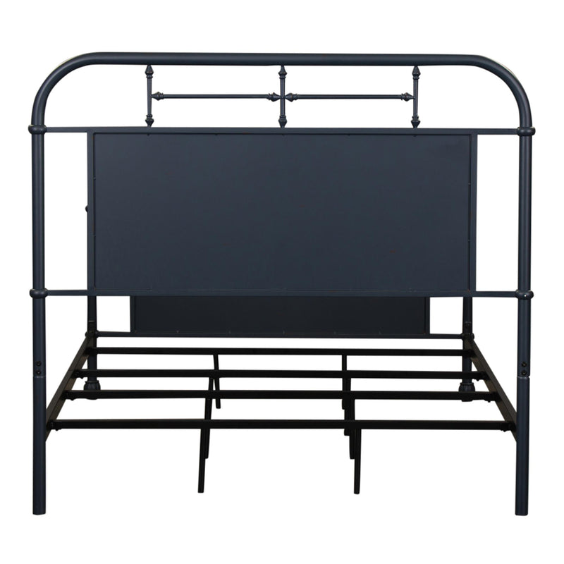  Liberty Furniture Industries Inc. Vintage 179-BR17H-N Full Metal Headboard - Navy IMAGE 4