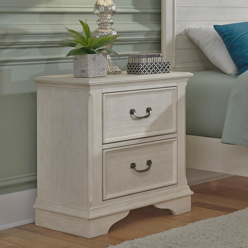  Liberty Furniture Industries Inc. Allyson Park 417-BR60 2-Drawer Nightstand w/Charging Station IMAGE 1