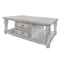 International Furniture Direct Aruba Cocktail Table IFD7331CKTWT IMAGE 1