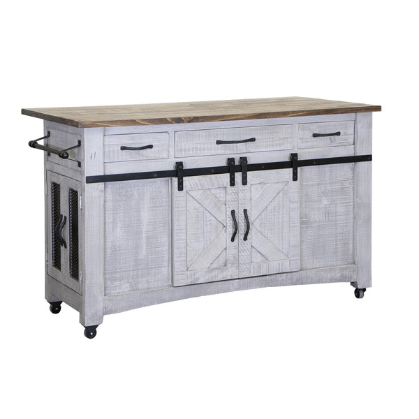 International Furniture Direct Kitchen Islands and Carts Islands IFD3401KSL IMAGE 1