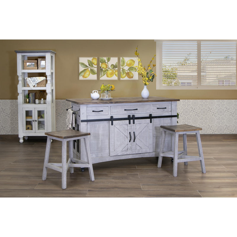 International Furniture Direct Kitchen Islands and Carts Islands IFD3401KSL IMAGE 2