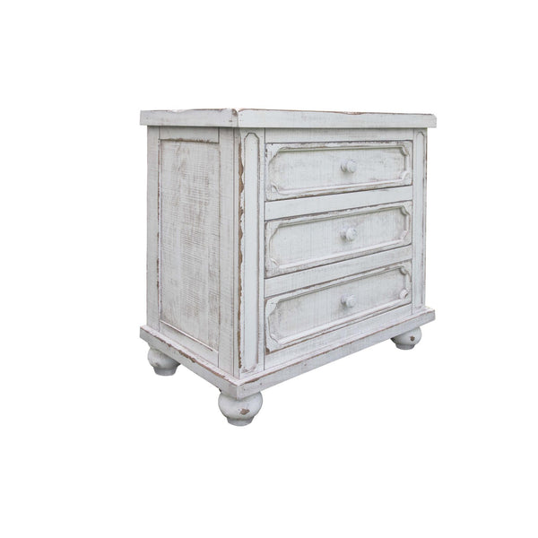 International Furniture Direct Aruba 3-Drawer Nightstand IFD7331NTS IMAGE 1