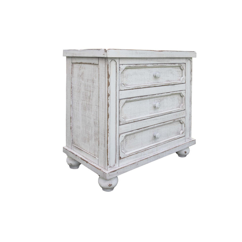 International Furniture Direct Aruba 3-Drawer Nightstand IFD7331NTS IMAGE 1