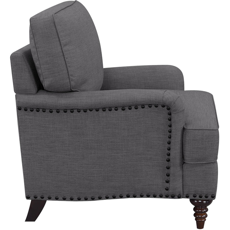 Elements International Abby Stationary Fabric Chair UBB090100E IMAGE 3