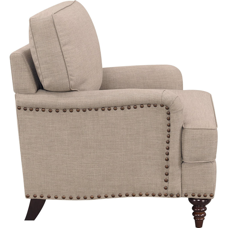 Elements International Abby Stationary Fabric Chair UBB091100E IMAGE 3