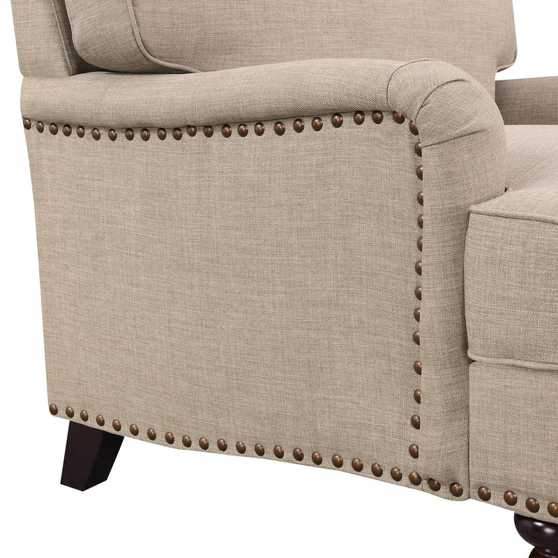Elements International Abby Stationary Fabric Chair UBB091100E IMAGE 7
