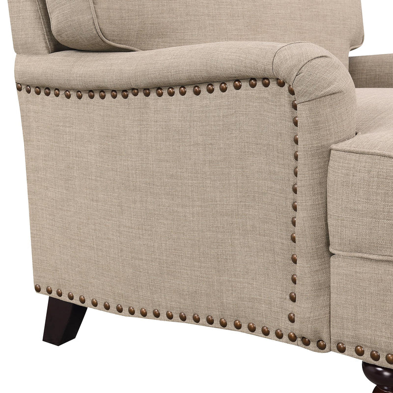 Elements International Abby Stationary Fabric Loveseat UBB091200E IMAGE 9