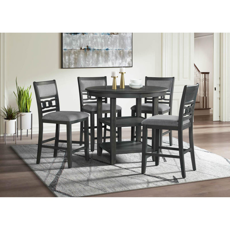 Elements International Round Amherst Counter Height Dining Table with Pedestal Base DAH350CT IMAGE 6