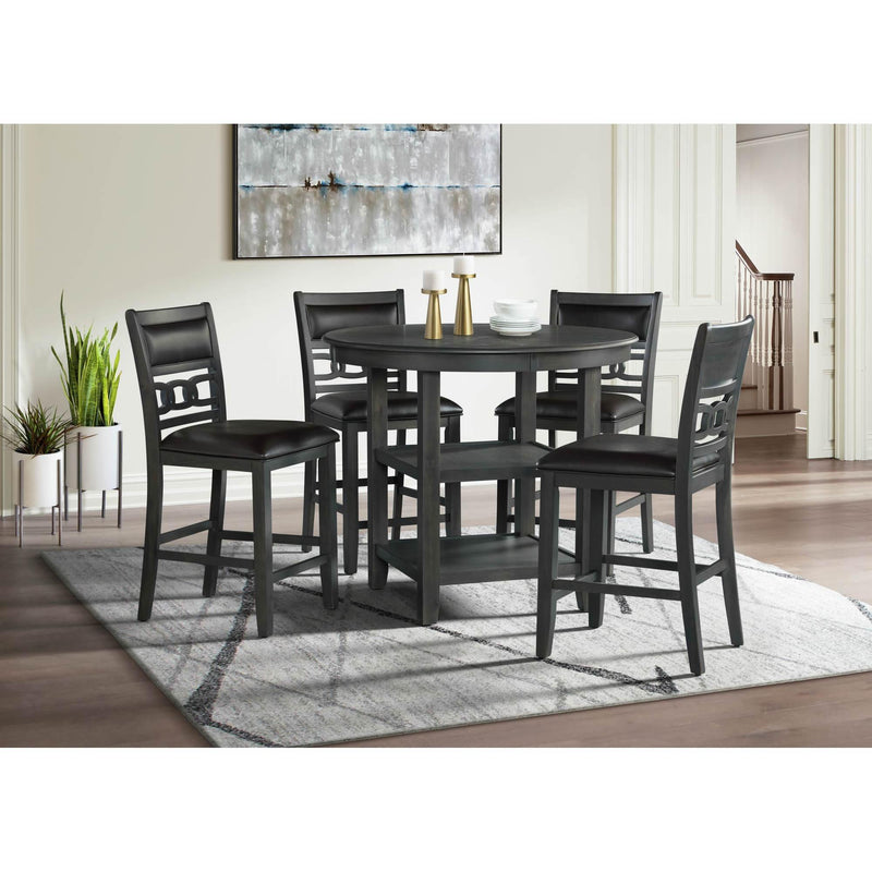 Elements International Round Amherst Counter Height Dining Table with Pedestal Base DAH350CT IMAGE 7