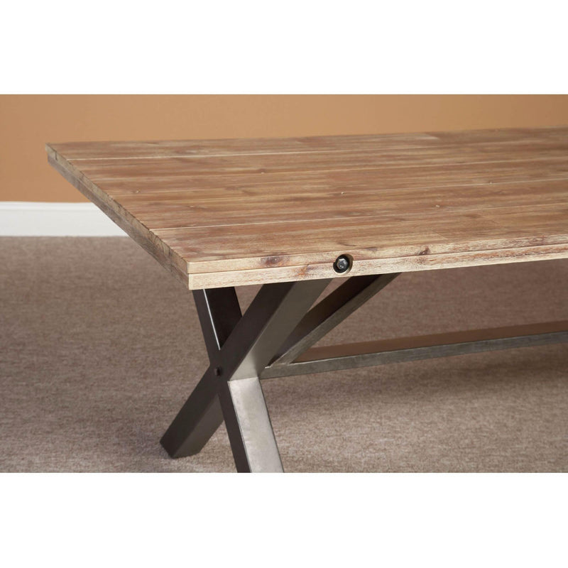 Elements International Callista Dining Table with Trestle Base LCL100DT IMAGE 2
