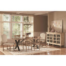 Elements International Callista Dining Table with Trestle Base LCL100DT IMAGE 3