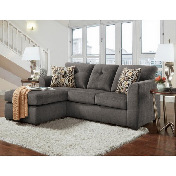 PFC Furniture Industries Kennedy Fabric 2 pc Sectional 3006-gray IMAGE 1