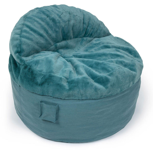 CordaRoy's Nest Bean/Foam Fabric Accent Chair QC-NEST-BL IMAGE 1