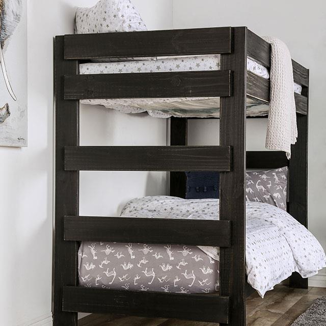 Furniture of America Kids Beds Bunk Bed AM-BK100BK-BED-SLAT IMAGE 7