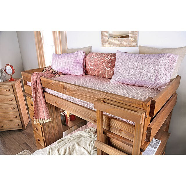 Furniture of America Kids Beds Loft Bed AM-BK600-BED-SLAT IMAGE 2