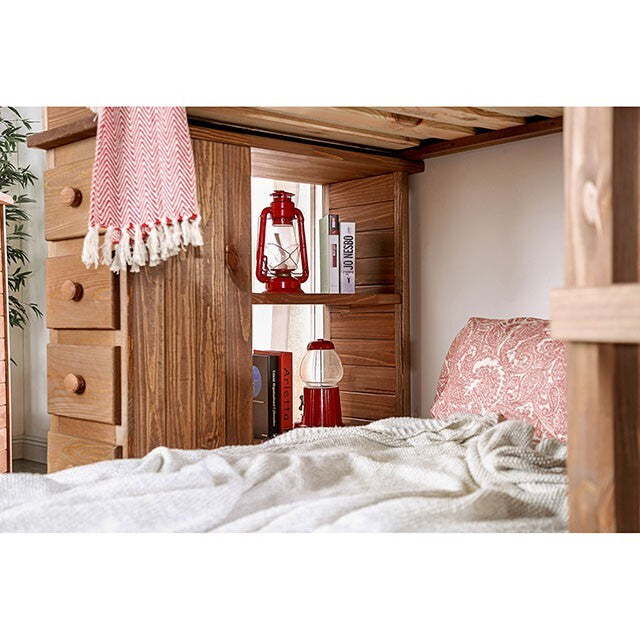 Furniture of America Kids Beds Loft Bed AM-BK600-BED-SLAT IMAGE 3