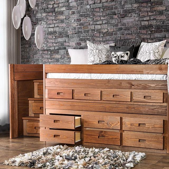 Furniture of America Kids Beds Loft Bed AM-BK601-BED-SLAT IMAGE 6