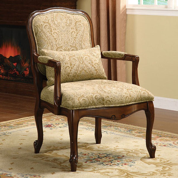 Furniture of America Waterville Stationary Fabric Accent Chair CM-AC6980 IMAGE 1