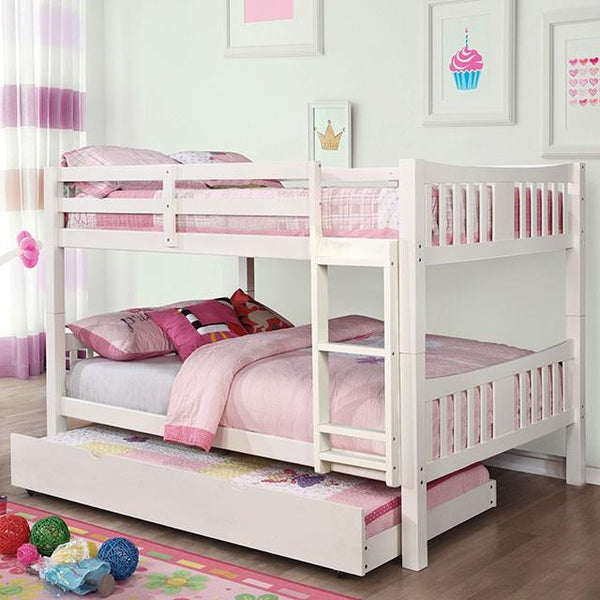 Furniture of America Kids Beds Bunk Bed CM-BK929F-WH-BED-VN IMAGE 1