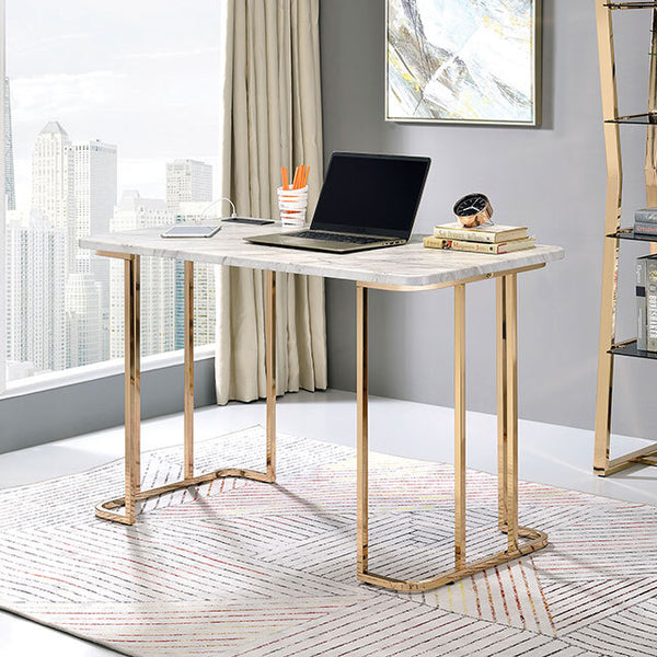 Furniture of America Office Desks Desks CM-DK919WH IMAGE 1