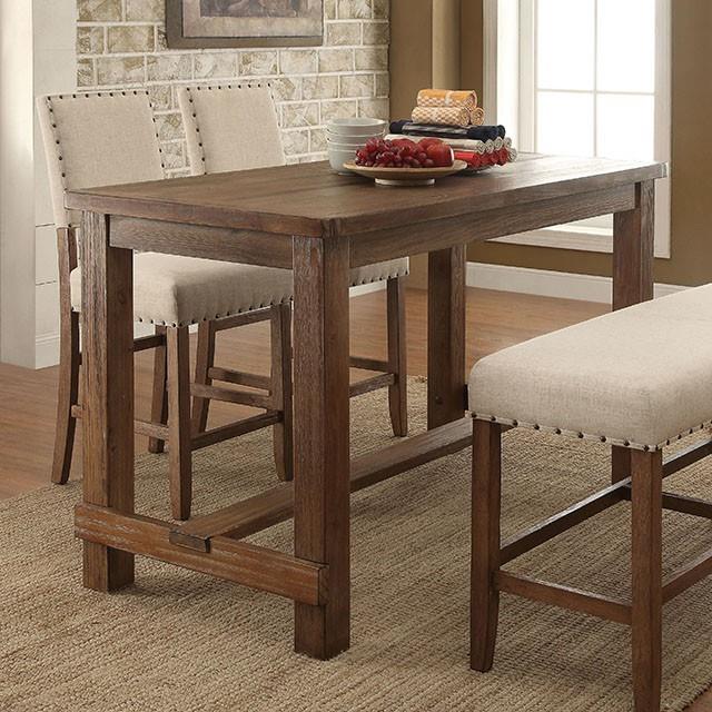 Furniture of America Sania Counter Height Dining Table CM3324PT-VN IMAGE 8