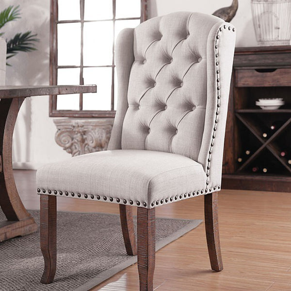 Furniture of America Gianna Stationary Fabric Accent Chair CM3829F-SCW-2PK IMAGE 1