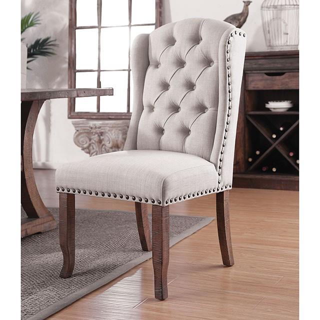 Furniture of America Gianna Stationary Fabric Accent Chair CM3829F-SCW-2PK IMAGE 2