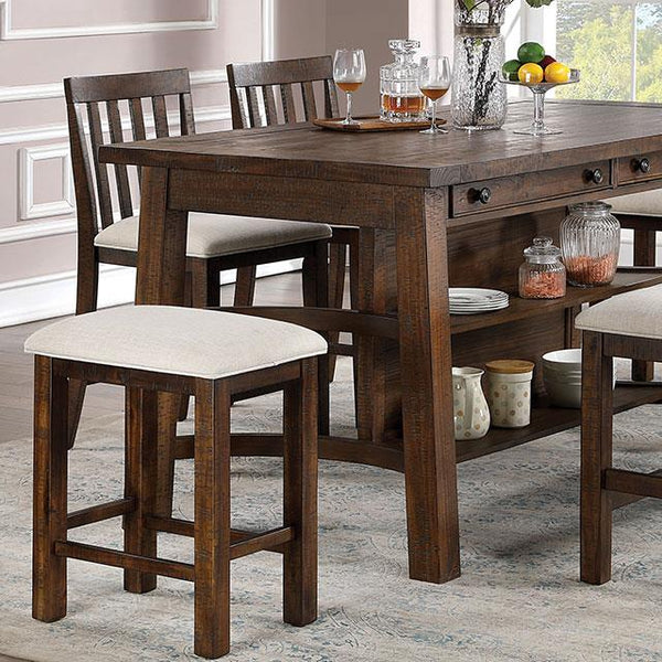 Furniture of America Fredonia Counter Height Dining Table CM3902PT IMAGE 1