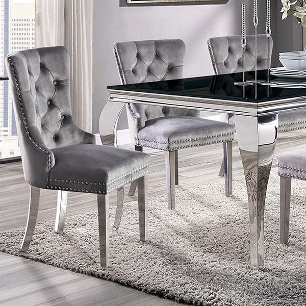 Furniture of America Neuveville Dining Table CM3903BK-T-TABLE IMAGE 1