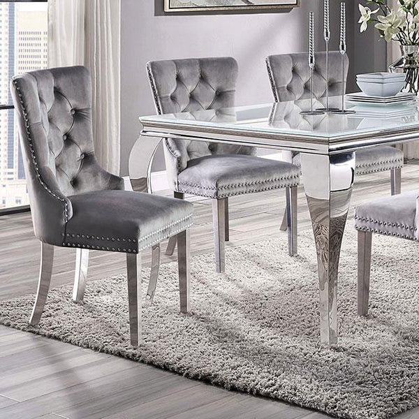 Furniture of America Neuveville Dining Table CM3903WH-T-TABLE IMAGE 1