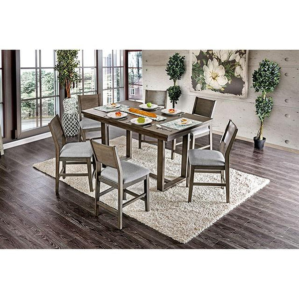 Furniture of America Anton Counter Height Dining Table CM3986PT IMAGE 1