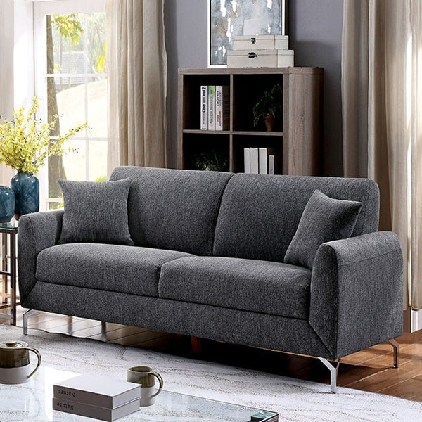 Furniture of America Lauritz Stationary Sofa CM6088GY-SF IMAGE 1