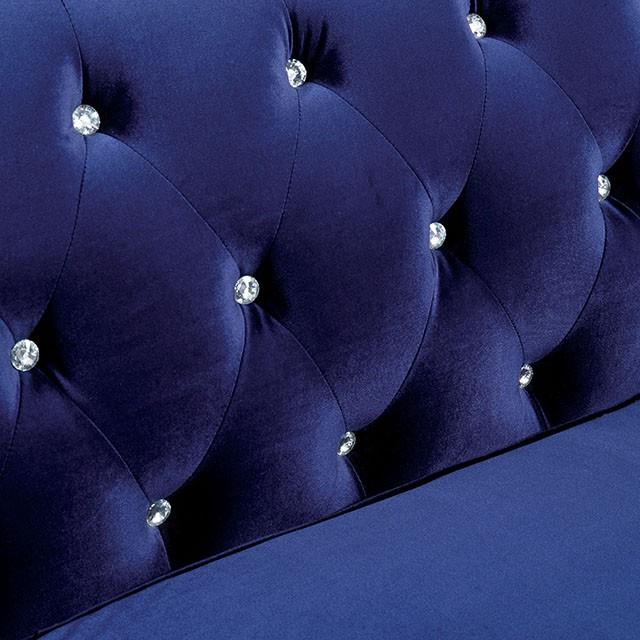 Furniture of America Jolanda Stationary Fabric Sofa CM6159BL-SF-VN IMAGE 2
