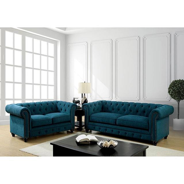 Furniture of America Stanford Stationary Fabric Sofa CM6269TL-SF-VN IMAGE 2
