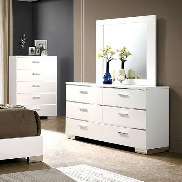 Furniture of America Carlie 6-Drawer Dresser CM7049WH-D IMAGE 1