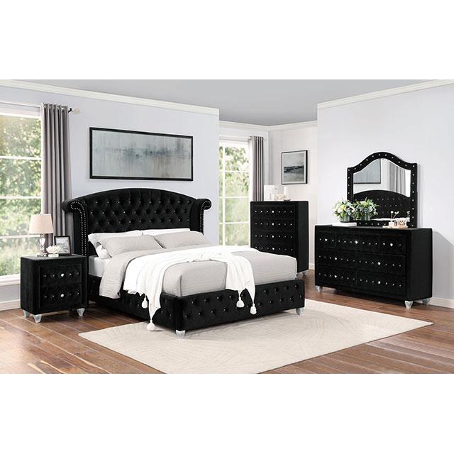Furniture of America Zohar King Bed CM7130BK-EK-BED IMAGE 2