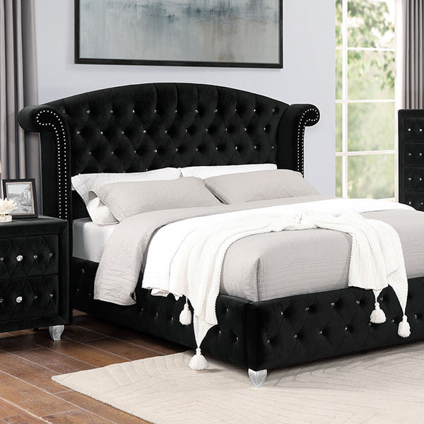 Furniture of America Zohar Queen Bed CM7130BK-Q-BED IMAGE 1