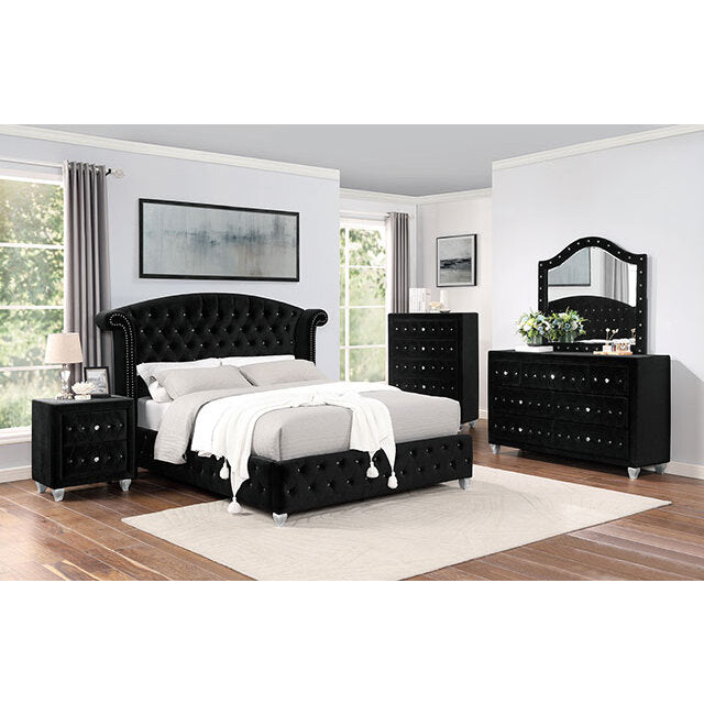 Furniture of America Zohar Queen Bed CM7130BK-Q-BED IMAGE 2