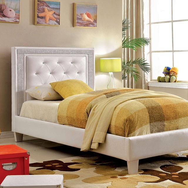 Furniture of America Lianne Twin Bed CM7217WH-T-BED-VN IMAGE 3