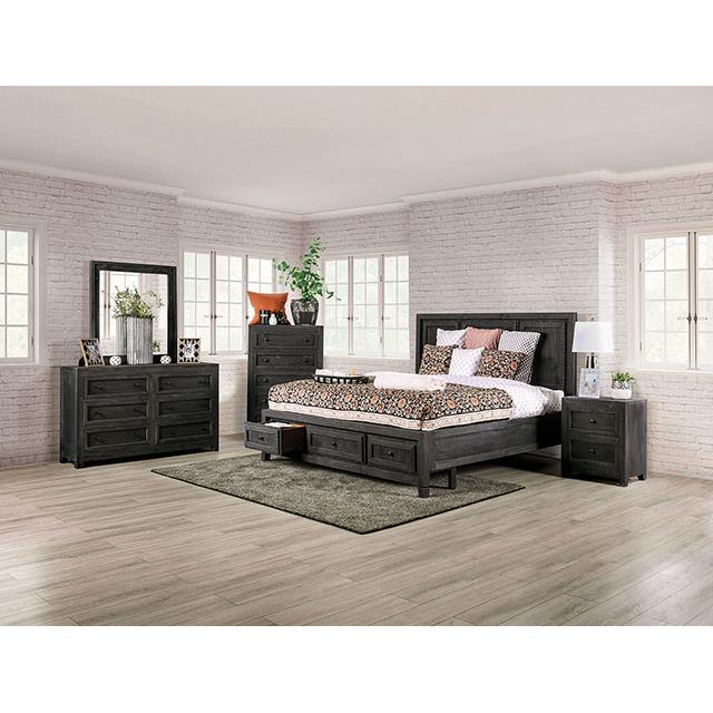 Furniture of America Oakridge King Bed EM7074DG-EK-BED IMAGE 2
