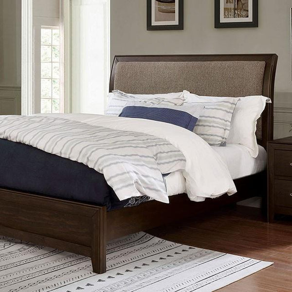 Furniture of America Jamie California King Upholstered Bed FOA7917CK-BED IMAGE 1