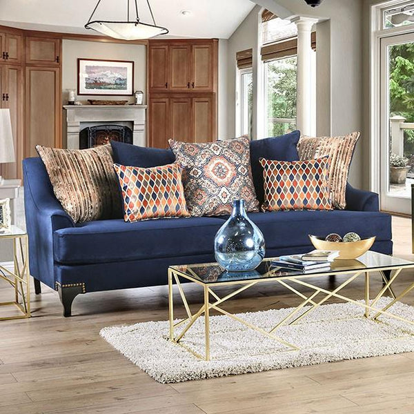 Furniture of America Sisseton Stationary Fabric Sofa SM2210-SF IMAGE 1