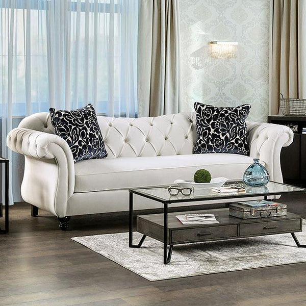 Furniture of America Antoinette Stationary Fabric Sofa SM2228-SF IMAGE 1