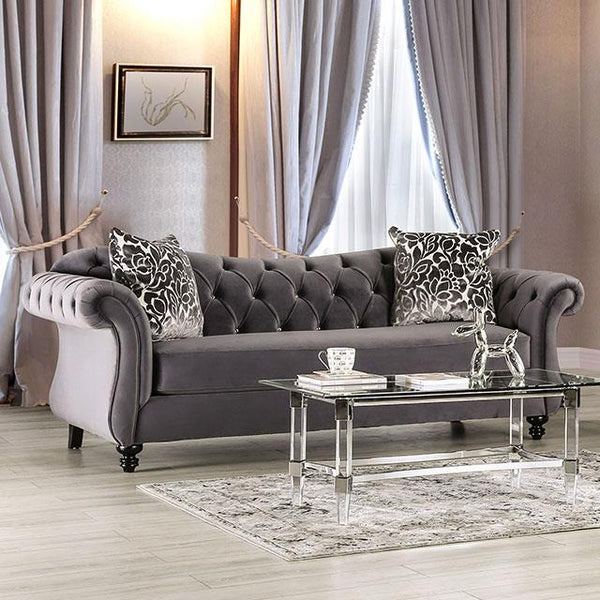 Furniture of America Antoinette Stationary Fabric Sofa SM2229-SF IMAGE 1