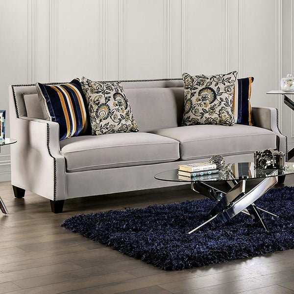 Furniture of America Montecelio Stationary Fabric Sofa SM2270-SF IMAGE 1