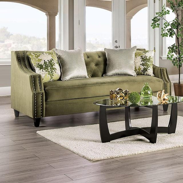 Furniture of America Kaye Stationary Fabric Sofa SM2684-SF IMAGE 1